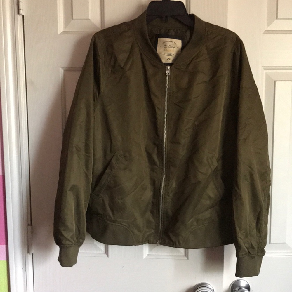 Olive green Bomber Jacket